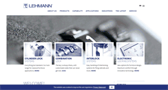 Desktop Screenshot of lehmann-locks.com
