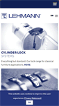 Mobile Screenshot of lehmann-locks.com